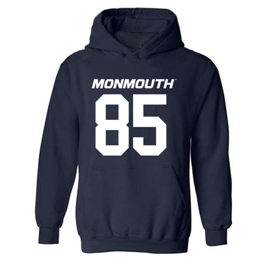 Monmouth - NCAA Football : Arturo Johnson Jr. - Replica Shersey Hooded Sweatshirt-0