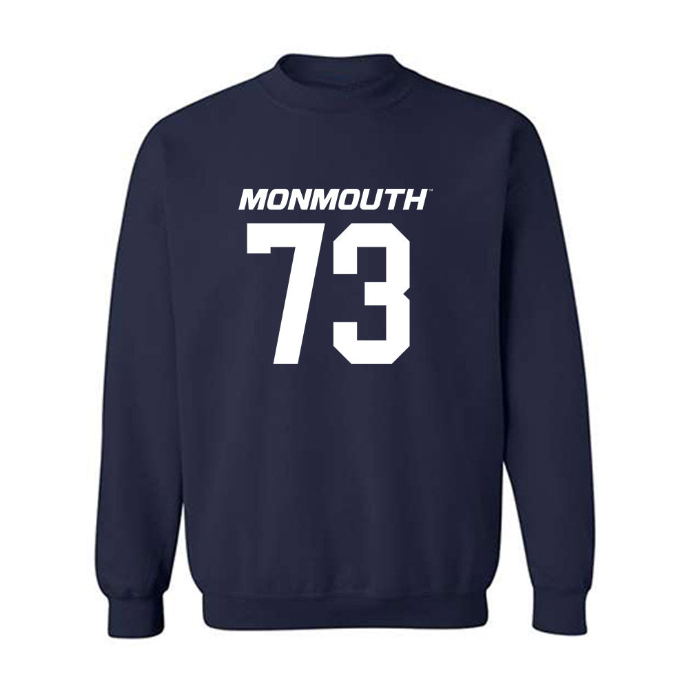 Monmouth - NCAA Football : Matthew Fries - Replica Shersey Crewneck Sweatshirt-0