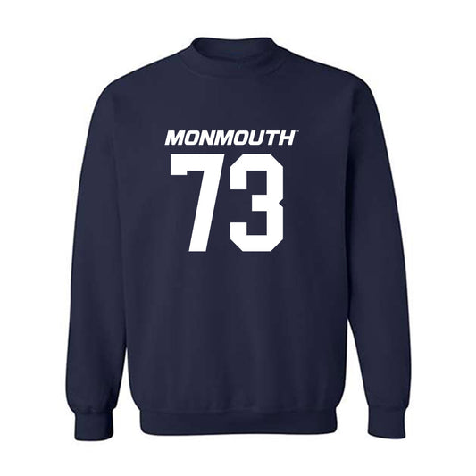 Monmouth - NCAA Football : Matthew Fries - Replica Shersey Crewneck Sweatshirt-0