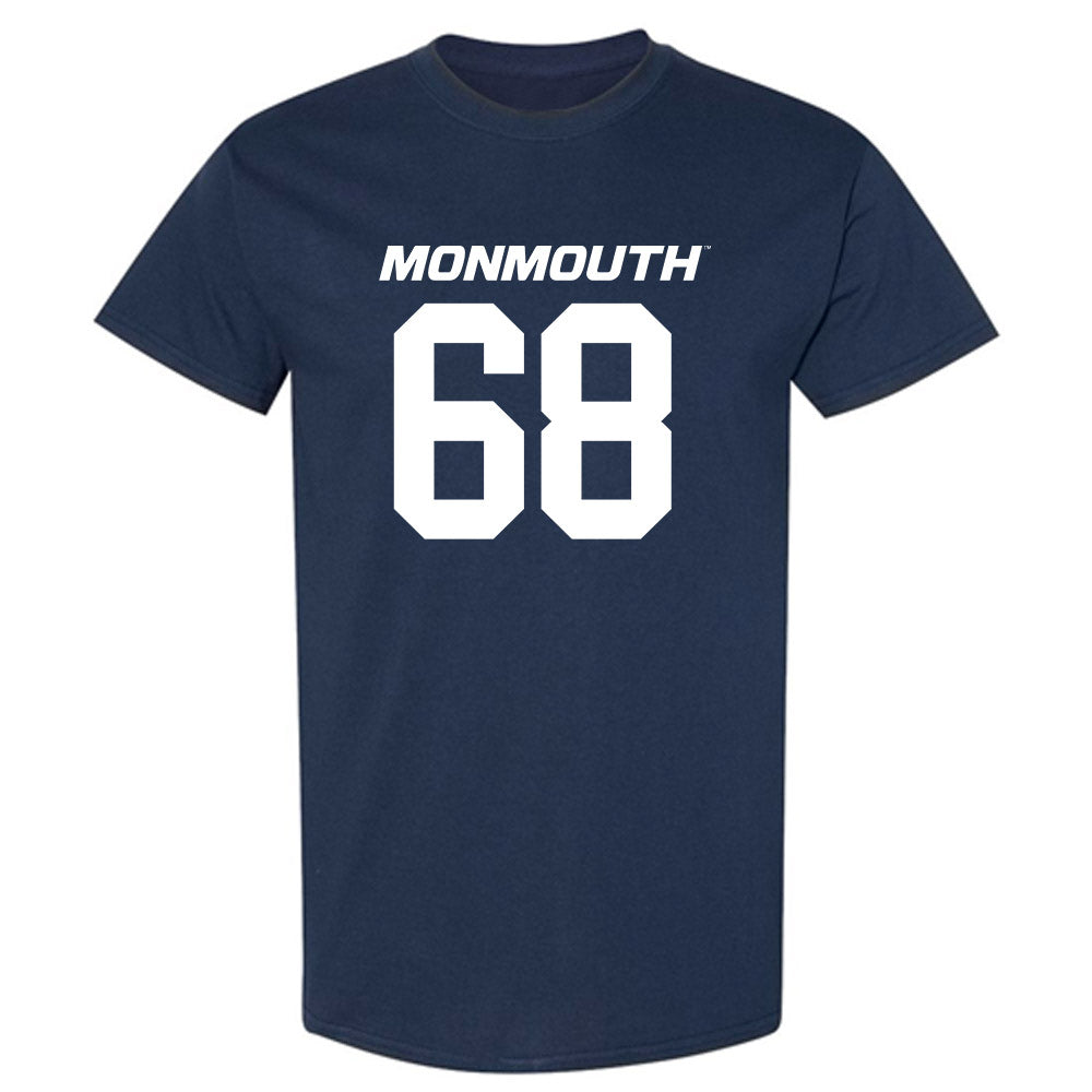 Monmouth - NCAA Football : Logan Boston - Replica Shersey T-Shirt-0