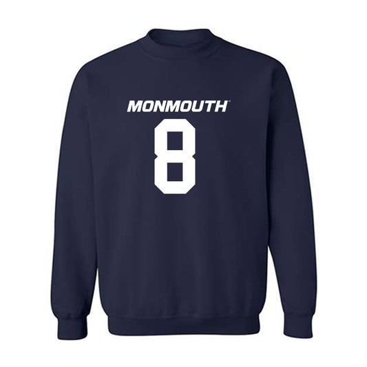 Monmouth - NCAA Football : Deuce Lee - Replica Shersey Crewneck Sweatshirt