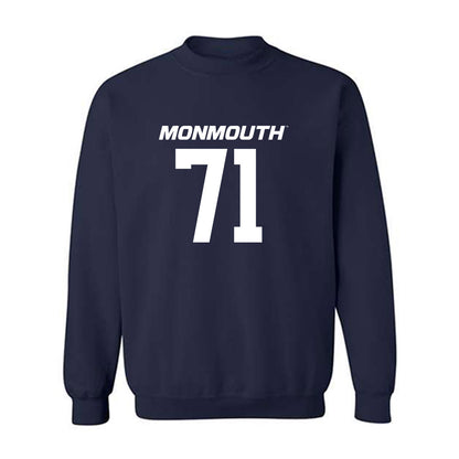 Monmouth - NCAA Football : Moses Gakodi - Replica Shersey Crewneck Sweatshirt-0
