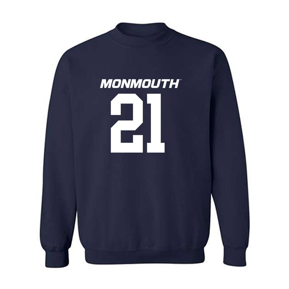 Monmouth - NCAA Football : Emmanuel Lane - Replica Shersey Crewneck Sweatshirt