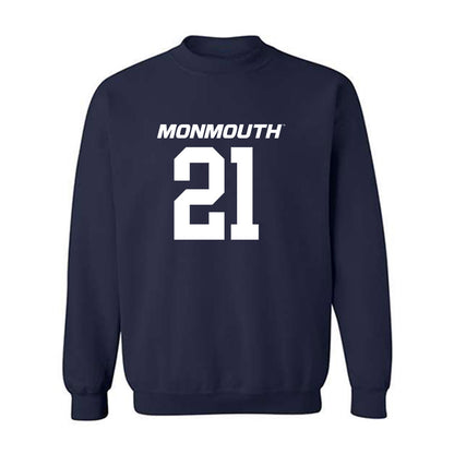 Monmouth - NCAA Football : Emmanuel Lane - Replica Shersey Crewneck Sweatshirt