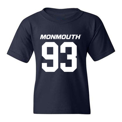 Monmouth - NCAA Football : DJ Briscoe Jr - Replica Shersey Youth T-Shirt-0
