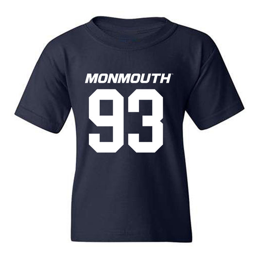 Monmouth - NCAA Football : DJ Briscoe Jr - Replica Shersey Youth T-Shirt-0