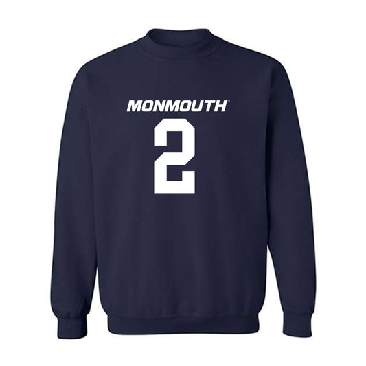 Monmouth - NCAA Football : Gavin Nelson - Replica Shersey Crewneck Sweatshirt