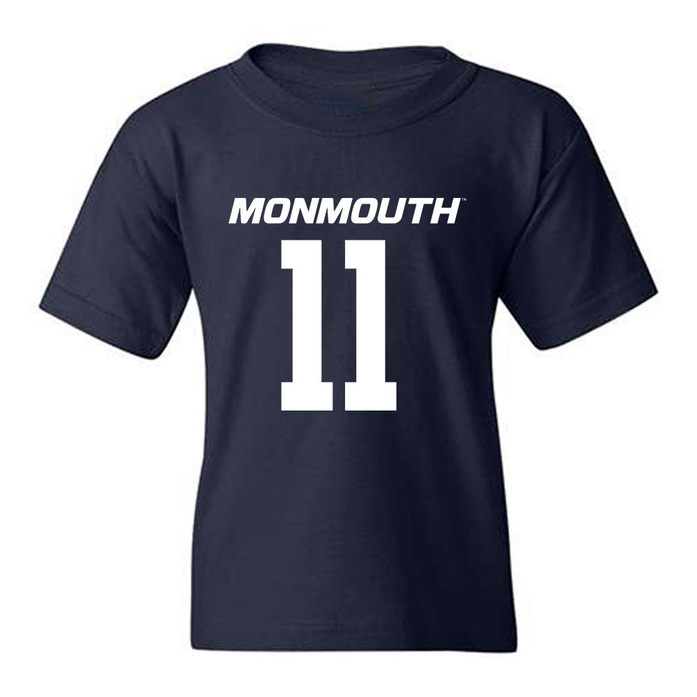 Monmouth - NCAA Football : Ryan Russo - Replica Shersey Youth T-Shirt-0