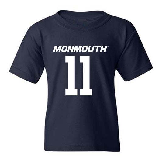 Monmouth - NCAA Football : Ryan Russo - Replica Shersey Youth T-Shirt-0
