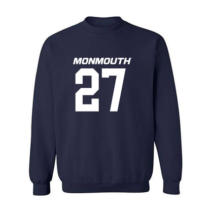 Monmouth - NCAA Football : Spencer Kishbaugh - Replica Shersey Crewneck Sweatshirt-0