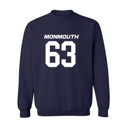 Monmouth - NCAA Football : Blake Birbilis - Replica Shersey Crewneck Sweatshirt-0