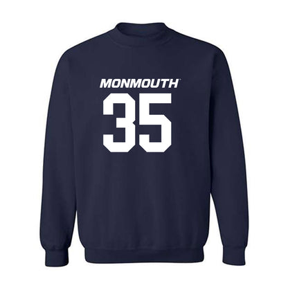 Monmouth - NCAA Football : Sam Korpoi - Replica Shersey Crewneck Sweatshirt