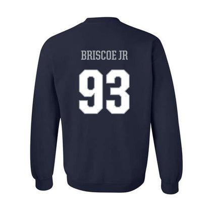 Monmouth - NCAA Football : DJ Briscoe Jr - Classic Shersey Crewneck Sweatshirt-1