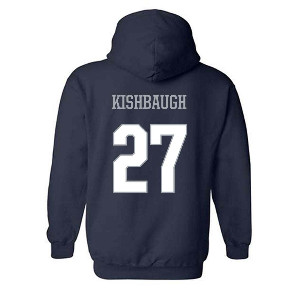 Monmouth - NCAA Football : Spencer Kishbaugh - Classic Shersey Hooded Sweatshirt-1
