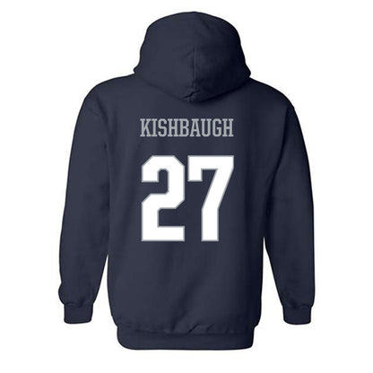 Monmouth - NCAA Football : Spencer Kishbaugh - Classic Shersey Hooded Sweatshirt-1