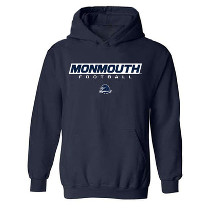 Monmouth - NCAA Football : Justin O'Bannon - Classic Shersey Hooded Sweatshirt