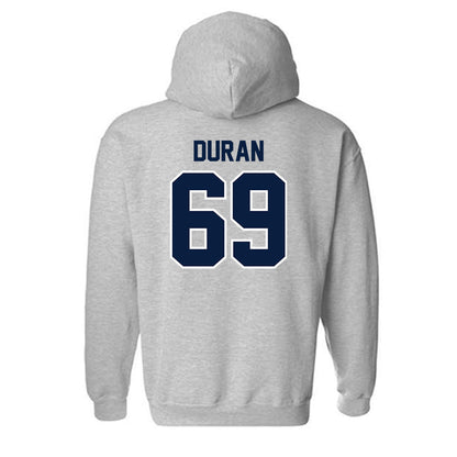 Monmouth - NCAA Football : Josh Duran - Sports Shersey Hooded Sweatshirt-1