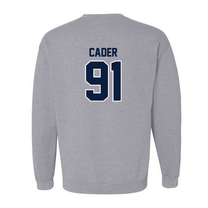 Monmouth - NCAA Football : Thomas Cader - Sports Shersey Crewneck Sweatshirt-1