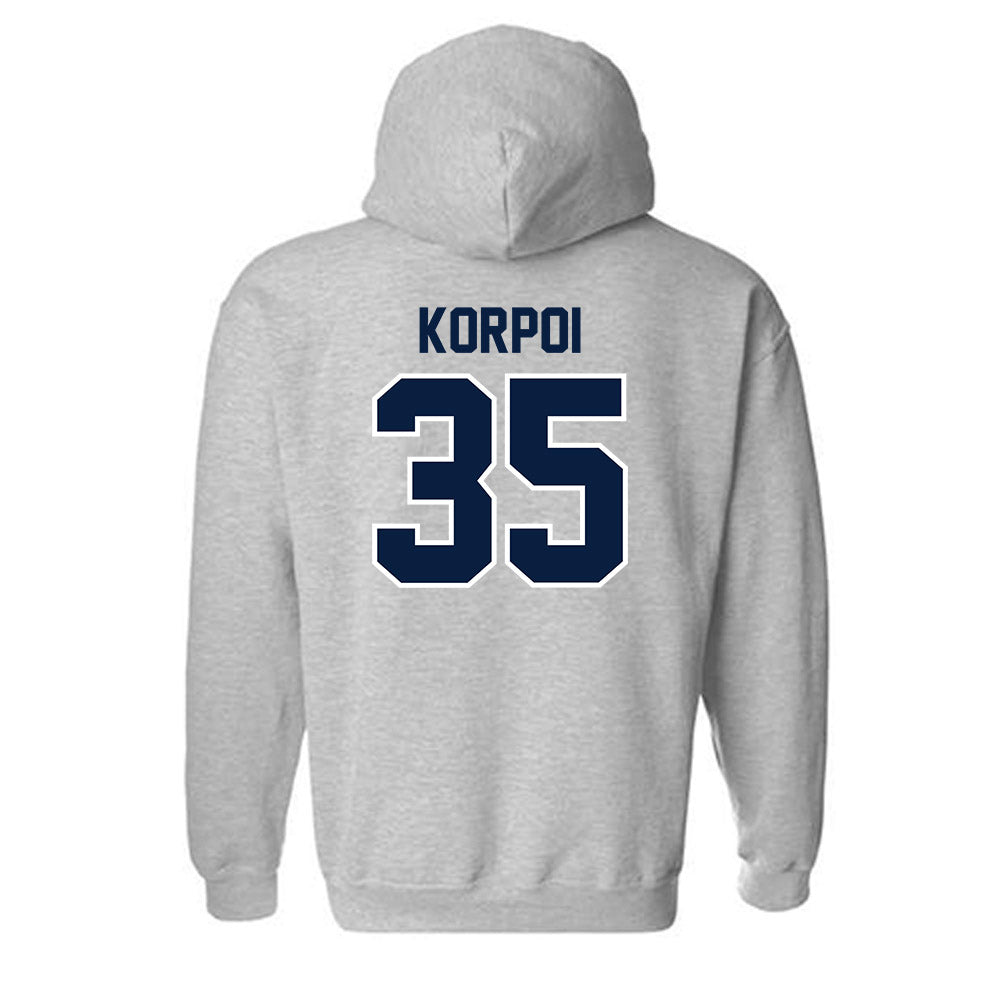 Monmouth - NCAA Football : Sam Korpoi - Sports Shersey Hooded Sweatshirt