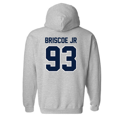 Monmouth - NCAA Football : DJ Briscoe Jr - Sports Shersey Hooded Sweatshirt-1