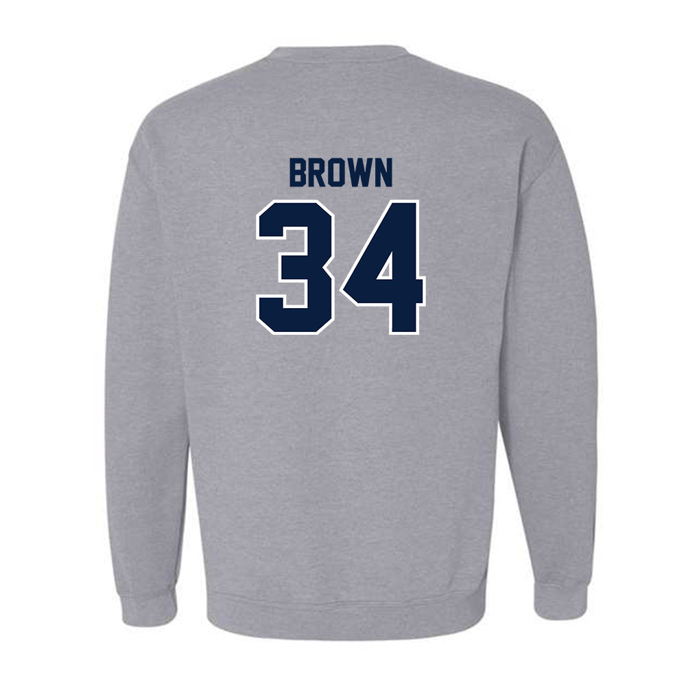 Monmouth - NCAA Football : Anthony brown - Sports Shersey Crewneck Sweatshirt-1