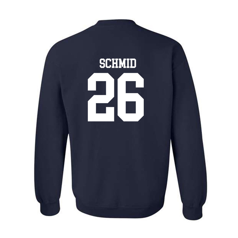 Monmouth - NCAA Baseball : Andrew Schmid - Replica Shersey Crewneck Sweatshirt-1