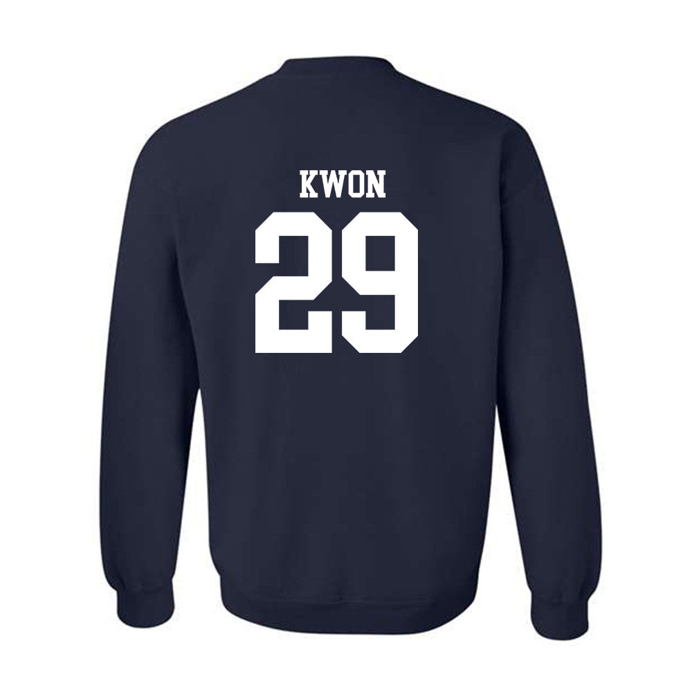 Monmouth - NCAA Baseball : Aiden Kwon - Replica Shersey Crewneck Sweatshirt-1