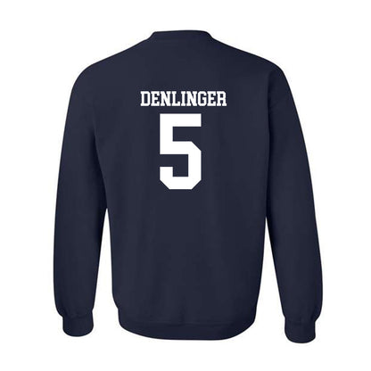 Monmouth - NCAA Baseball : Austin Denlinger - Replica Shersey Crewneck Sweatshirt