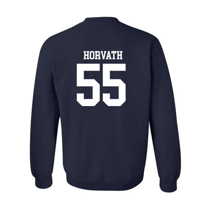 Monmouth - NCAA Baseball : David Horvath - Replica Shersey Crewneck Sweatshirt-1