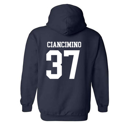 Monmouth - NCAA Baseball : Joey Ciancimino - Replica Shersey Hooded Sweatshirt