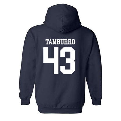 Monmouth - NCAA Baseball : Nick Tamburro - Replica Shersey Hooded Sweatshirt-1