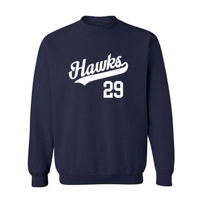 Monmouth - NCAA Baseball : Aiden Kwon - Replica Shersey Crewneck Sweatshirt-0