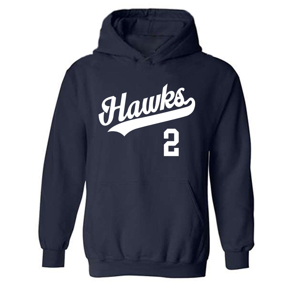Monmouth - NCAA Baseball : Chris Walsh - Replica Shersey Hooded Sweatshirt-0