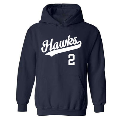 Monmouth - NCAA Baseball : Chris Walsh - Replica Shersey Hooded Sweatshirt-0