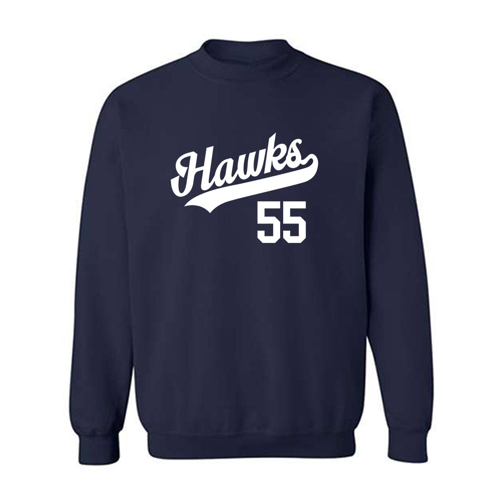 Monmouth - NCAA Baseball : David Horvath - Replica Shersey Crewneck Sweatshirt-0
