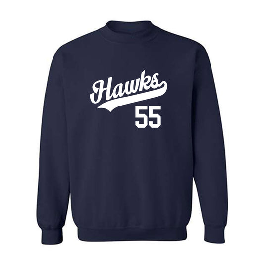 Monmouth - NCAA Baseball : David Horvath - Replica Shersey Crewneck Sweatshirt-0