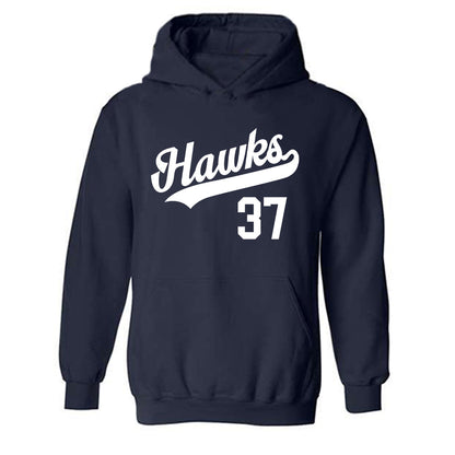 Monmouth - NCAA Baseball : Joey Ciancimino - Replica Shersey Hooded Sweatshirt