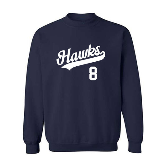 Monmouth - NCAA Baseball : Tony DiChiara - Replica Shersey Crewneck Sweatshirt-0