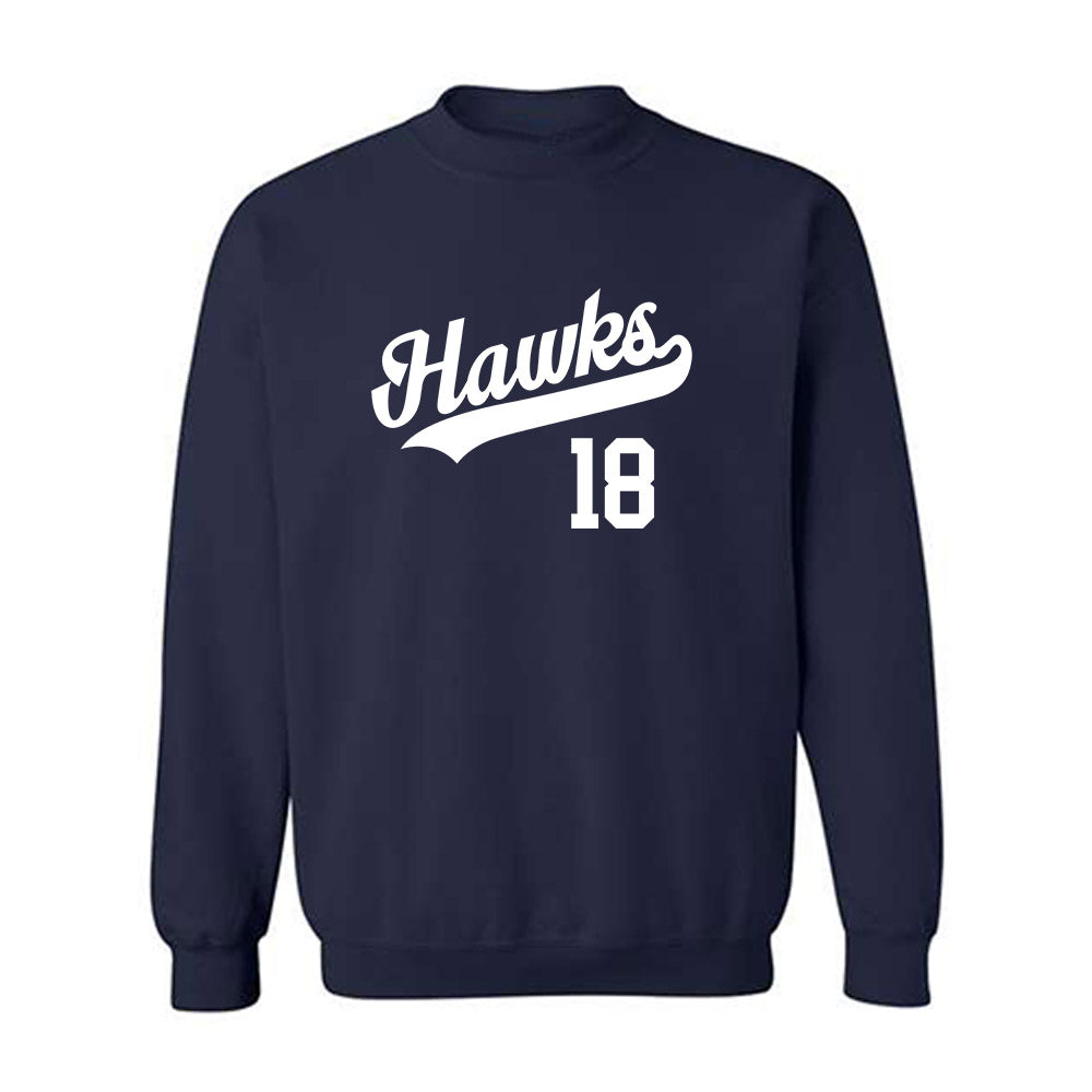 Monmouth - NCAA Baseball : Colin Ruddy - Replica Shersey Crewneck Sweatshirt-0