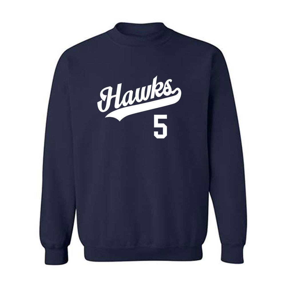 Monmouth - NCAA Baseball : Austin Beard - Replica Shersey Crewneck Sweatshirt-0
