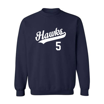 Monmouth - NCAA Baseball : Austin Beard - Replica Shersey Crewneck Sweatshirt-0