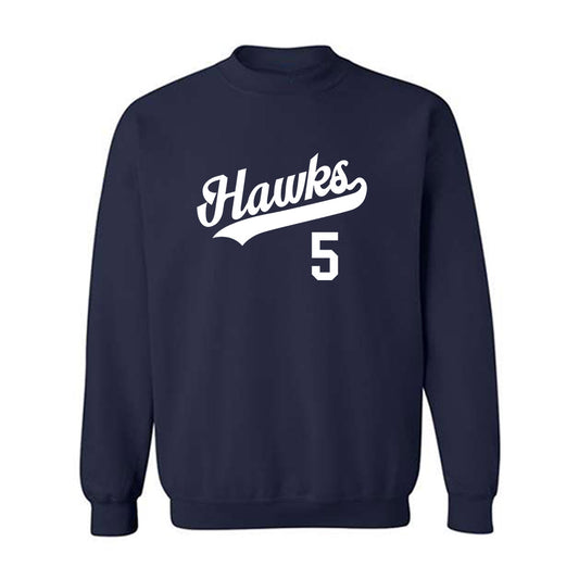 Monmouth - NCAA Baseball : Austin Beard - Replica Shersey Crewneck Sweatshirt-0