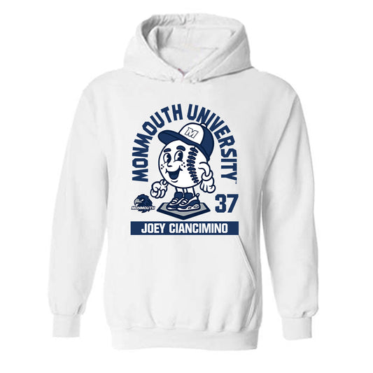 Monmouth - NCAA Baseball : Joey Ciancimino - Fashion Shersey Hooded Sweatshirt