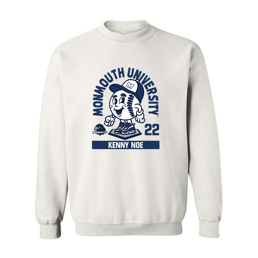 Monmouth - NCAA Baseball : Kenny Noe - Fashion Shersey Crewneck Sweatshirt