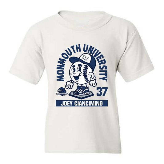 Monmouth - NCAA Baseball : Joey Ciancimino - Fashion Shersey Youth T-Shirt