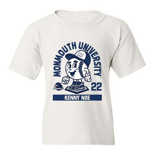 Monmouth - NCAA Baseball : Kenny Noe - Fashion Shersey Youth T-Shirt