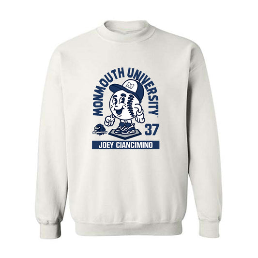 Monmouth - NCAA Baseball : Joey Ciancimino - Fashion Shersey Crewneck Sweatshirt