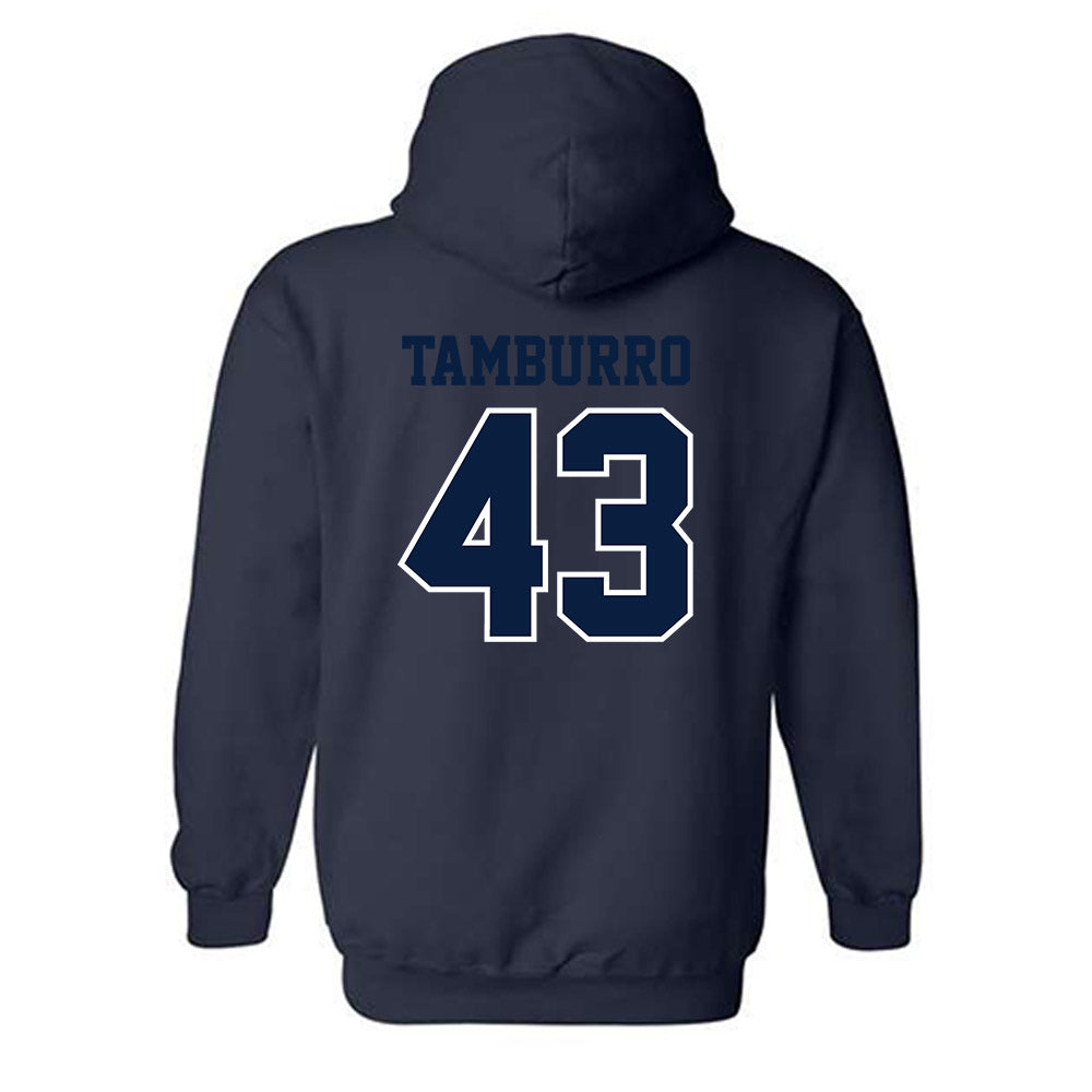 Monmouth - NCAA Baseball : Nick Tamburro - Sports Shersey Hooded Sweatshirt-1