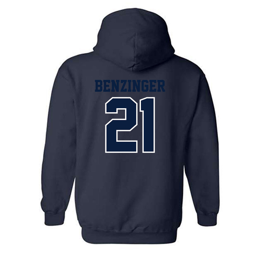 Monmouth - NCAA Baseball : Derek Benzinger - Sports Shersey Hooded Sweatshirt