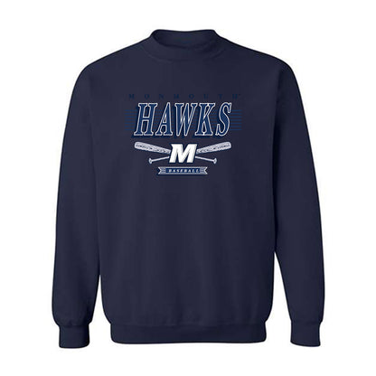Monmouth - NCAA Baseball : Nick Tamburro - Sports Shersey Crewneck Sweatshirt-0